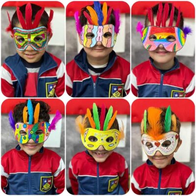 DLSJ Feb 15. Year 2 Carnival Masks (3)