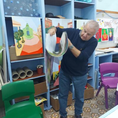 SMCS Jan Art demonstration on landscape painting (1)